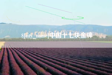 烟台中国十七块金牌