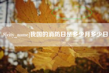 烟台我国的消防日是多少月多少日