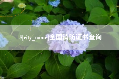 烟台全国消防证书查询