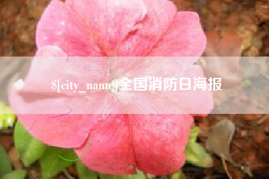 烟台全国消防日海报