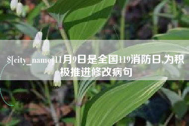 烟台11月9日是全国119消防日,为积极推进修改病句