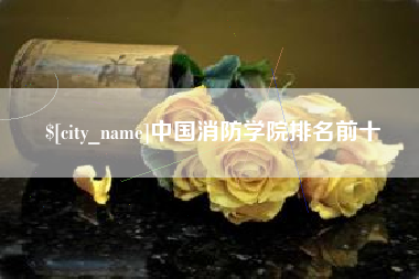 烟台中国消防学院排名前十