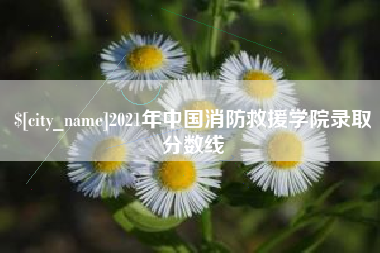 烟台2021年中国消防救援学院录取分数线