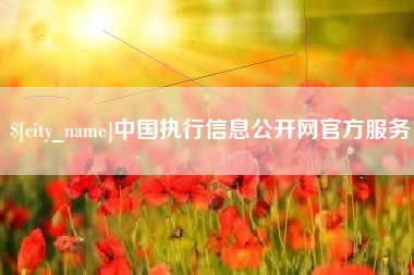 烟台中国执行信息公开网官方服务