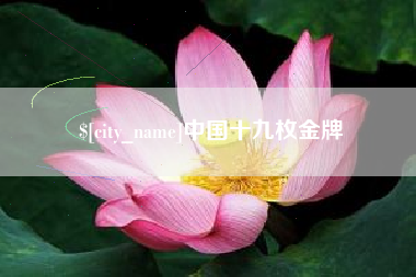 烟台中国十九枚金牌