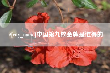 烟台中国第九枚金牌是谁得的