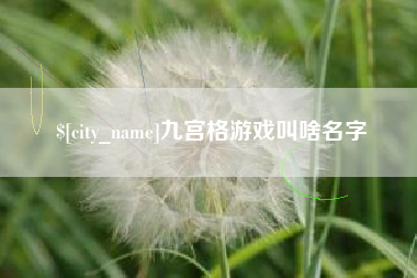烟台九宫格游戏叫啥名字