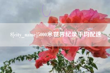 烟台5000米世界纪录平均配速