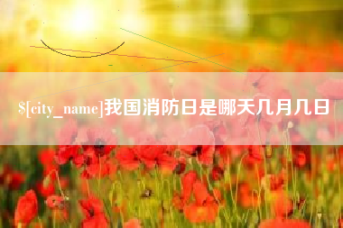 烟台我国消防日是哪天几月几日