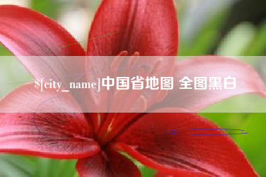 烟台中国省地图 全图黑白