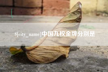 烟台中国九枚金牌分别是