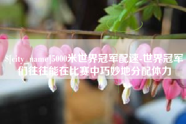 烟台5000米世界冠军配速-世界冠军们往往能在比赛中巧妙地分配体力