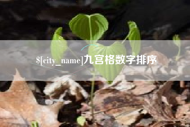 烟台九宫格数字排序