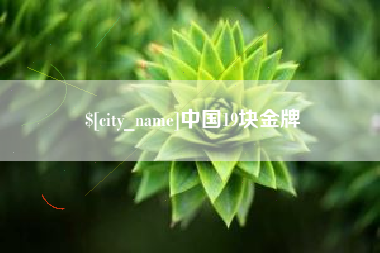 烟台中国19块金牌