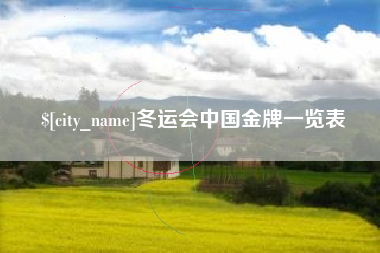 烟台冬运会中国金牌一览表