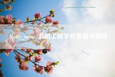 烟台消防工程学校录取分数线