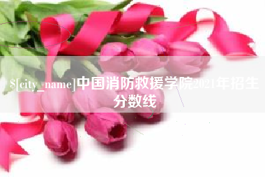 烟台中国消防救援学院2021年招生分数线