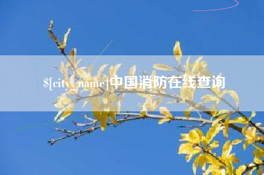 烟台中国消防在线查询